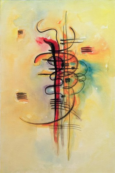 Aquarela nº 326 de Wassily Kandinsky
